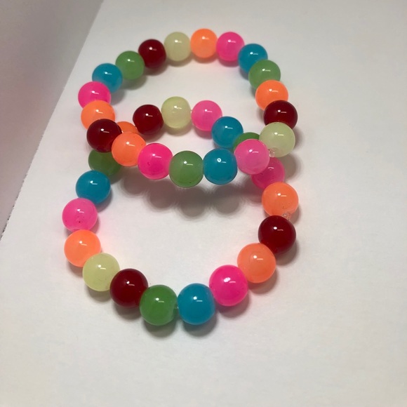 Bright colorful lot of two children’s bracelets - Picture 2 of 4